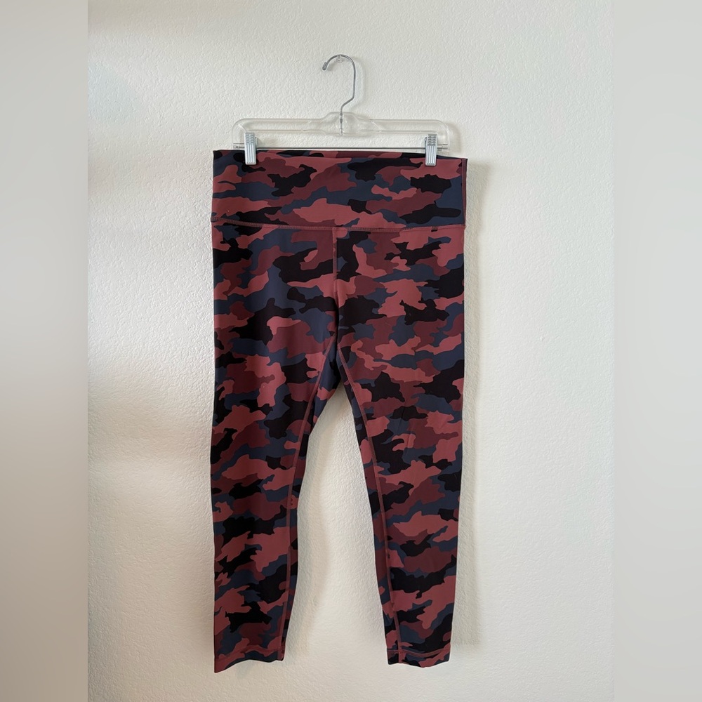 Lululemon Athletica Camo Print Leggings